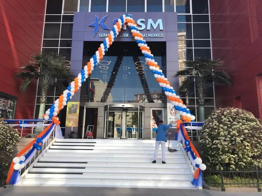 Mezuniyet Balon Tak Giris Suslemesi - Mezuniyet Organizasyonu